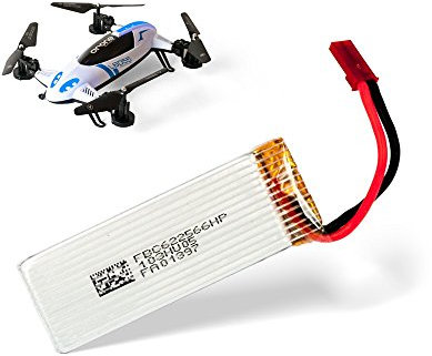 DROHNENSTORE24.DE ...DER DROHNEN-GURU Ersatzakku für L6055 Quadrocopter Drohne Funrace FR5 3,7V 900 mAh