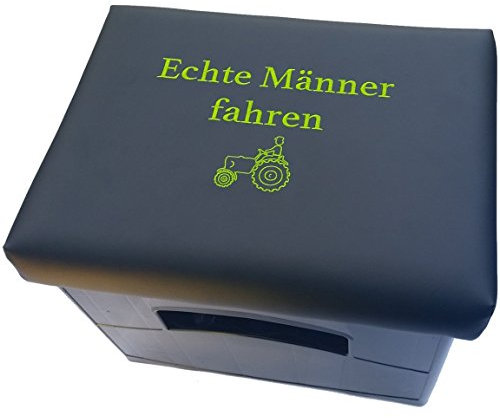 Bierkistensitz Bierkiste Bierkistensitz Bierkastensitz Sitz Bierkasten Aufsatz Hocker Auflage Polster Stehtische (Schwarz-Grün)