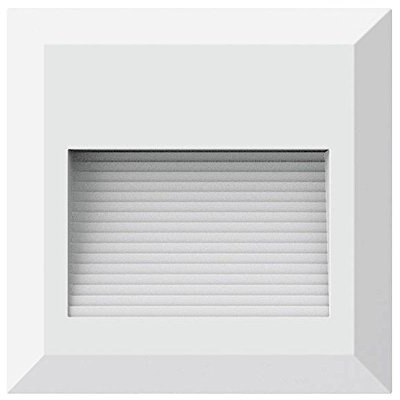 V-TAC LED-Einbaustrahler, quadratisch, Weiß, 2 W, für den Außenbereich