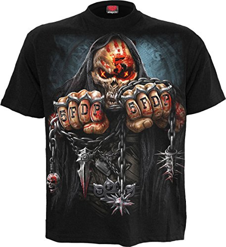 Spiral - Men - 5FDP - Game Over - Licensed Band T-Shirt Black - Large