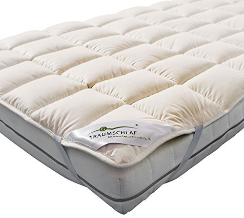 Traumschlaf Unterbett Matratzentopper Merino mit Zirbe 90x200 cm