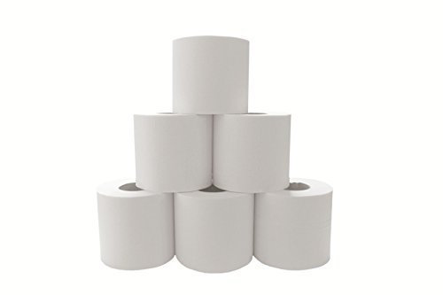 Toilettenpapier - 2-lagig - natur weiss - PREMIUMQUALITÄT (24 Rollen)