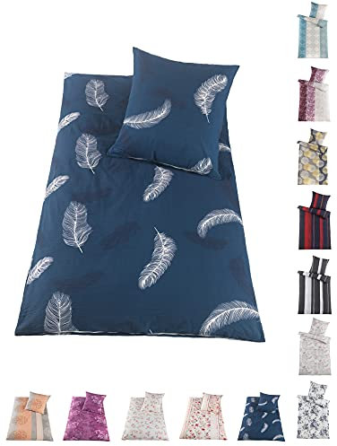 Seersucker Bettwäsche Baumwolle oder Microfaser 135x200 cm, 80x80 cm Bügelfrei Fedra 100% Bauwolle