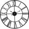 Casa Chic Wanduhr für Küche Wohnzimmer Badezimmer, Uhr Lautlos, , Metall Uhren mit Quarz-Uhrwerk, Große Küchenuhren, Wand-Uhr Modern, Vintage ohne Tickgeräusche, Outdoor 60 cm