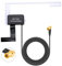 Vecys Patch Antenne Active DAB DAB + Autoradio Antenne Glasmontage SMB Adapter FM/AM Radioantenne RG174 3 m 9.8 ft Kabel kompatibel mit Digital Radio Pioneer Clarion Kenwood Alpine JVC