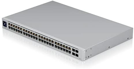 Ubiquiti Networks UniFi USW-48-POE-EU Network Switch Managed Gigabit Ethernet (10/100/1000) Ethernet Connection, Supporting Power Via this Port (PoE) Silver