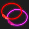 Novkin 2-Pack LED-Hundehalsbänder, leuchtende Hundehalsbänder, wiederaufladbare Hundelichter, Wiederverwendbare Sicherheitshalskette für kleine, mittelgroße und große Hunde, Rot und Pink