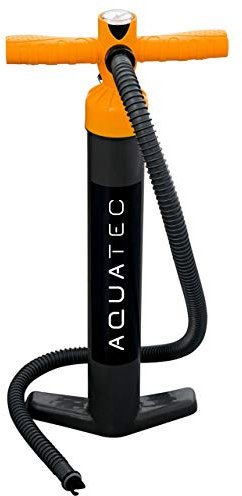 AQUATEC Bomba Manual para Tabla – Paddle Surf Hinchable y Kayak Hinchable| Hinchable con Manómetro para Tabla Sup | Bomba para Barco Hinchable | Presión 22PSI