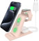 Aimtel 3 in 1 kabellose Ladestation für Apple Watch und iPhone,18W Induktive Wireless Charger kompatibel für Apple Watch Ultra 8 7 SE 6 5 4 3 AirPods Pro 2 iPhone 15 15 Pro 14 13 12 11 Pro Max/XS/XR
