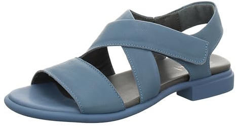 Think! Damen Kamaa Chromfrei Gegerbte Nachhaltige Riemchen Sandale Damen KAMAA Sandale 8000 DENIM 41 EU, 8000 Denim, 41 EU