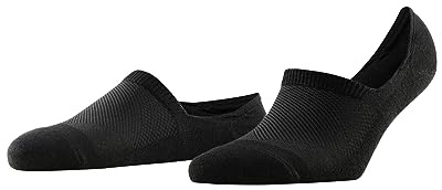 Burlington Damen Füßlinge Athleisure W In weich atmungsaktiv schnelltrocknend unsichtbar einfarbig 1 Paar, Schwarz Black 3000, 35-38