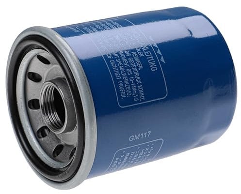 vhbw filtro olio compatibile con Kubota 15841-32430, 15841-32431, 30401-37580, 70000-15241 trattori motori di scavatrici compressori compatti