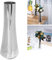 BestAlice Dekorative Vase aus Metall, Silberne Vasen für die Dekoration, Dekorative Blumenvasen aus Edelstahl, Silberne Vasen-Mittelstücke für Den Tisch, Moderne Schreibtischvase