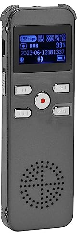Digitaler Diktiergerät, Diktiergerät, Sprachaktiviertes MP3-Player-Taschenaufzeichnungsgerät, 220 Stunden Tonaufzeichnung, für Vorlesungsgespräche, Interviews (16G)