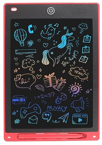 Tablette D'écriture LCD 10 Pouces avec écran Couleur, Bouton de Suppression, Protection des Yeux, Tablette de Dessin LCD pour Filles, Garçons, Tout-Petits, Doodle Pad, Tableau de