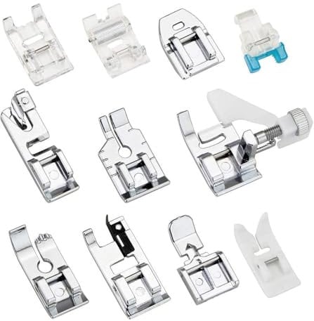 11 Pcs Pied De Biche Machine A Coudre Machine à Coudre Kit Pieds Machine à Coudre Domestique Accessoires Convient Aux Machines à Coudre Multifonctionnelles Domestiques