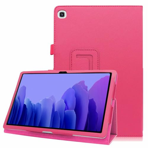 [TECH UK] Case for Galaxy Tab A7 10.4 2020 Release Model T500, Premium Slim Leather Folio Stand Case Cover for Samsung Galaxy Tab A7 10.4 Inch 2020 Tablet (SM-T500/T505/T507) (Pink)