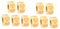 COHEALI 10 Rollen Party-Geschenkanhänger Geschenketiketten scrapbooking sticker Lebensmittelaufkleber Lebensmitteldekor das Geschenk Klebeetiketten Geschenkaufkleber selber machen Siegel