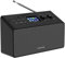 KENWOOD CR-ST90S - Smart-Radio mit Li-Ionen Akku, 2,4 Farbdisplay, WiFi Internetradio, DAB+, UKW, Spotify, Bluetooth, 10 W RMS Stereo, USB, AUX-In, USB-C, Bassreflex, OKTIV App, Schwarz