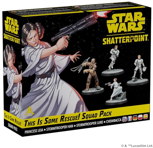 Atomic Mass Games, Star Wars: Shatterpoint – Eine fabelhafte Rettung, Squad-Erweiterung, Tabletop, 2 Spieler, Ab 14+ Jahren, 90-120 Minuten, Deutsch, Mehrsprachig