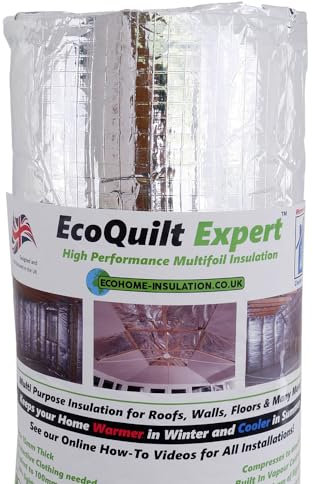 EcoQuilt Expert Multi-layered Foil Insulation Blanket 1.5m x 10m