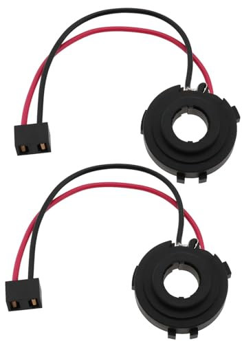 EMSea 2 Stück H7 LED-Scheinwerfer-Halterung, Scheinwerfer-Adapter-Buchse mit einer Kabellänge von 15 cm, Terminal, kompatibel mit Philips Ultinon Pro6000