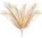 Hollyone 6PCS 30'' Gold Palm Leaves, Large Artificial Leaves Tropical Fake Palm Leaf Stems, Decorative Faux Plants for Jungle Party, Wedding Decorations, Floral Arrangements, Home Decor