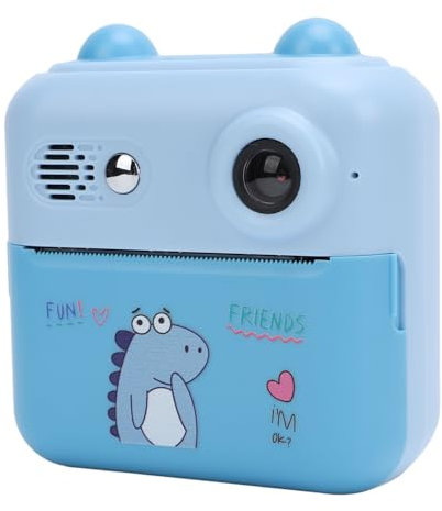 1080P Digitale Sofortbildkamera für Fotografie, 50M 16x Videoaufzeichnungskamera, Camcorder, Aufnehmen und Drucken, 2,4-Zoll-Bildschirm, Sofortbildkamera für Anfänger, Musik,