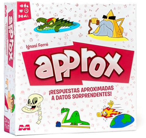 MAGICBOX Approx – Juego de Mesa. Party Game para Poner a Prueba tu intuición. Descubre Datos Curiosos y sorprendentes en Este Juego de Cartas para Amigos y Familia. 2-6 Jugadores, Edad 8+