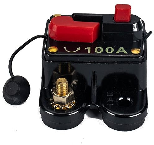 iplusmile Fusible pour Amplificateur Stéréo de Voiture 12 V- V 100 a Auto-réinitialisable