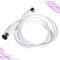 WHAMVOX Midi Cables 5-pin Midi Cable Wire for Electronic Keyboard Keyboard Wire White 1.5m
