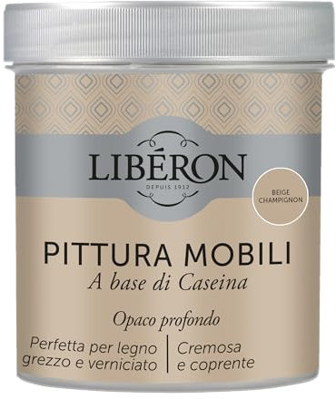 Libéron Pittura Mobili a base di Caseina Beige Champignon 0.5 L