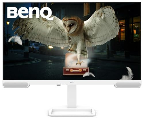 BenQ EW3290U 32 4K mit 98% P3, exklusivem AI Contrast, integrierten 2.1-Kanal-Lautsprechern mit Tieftöner, 1 USB-Typ-C-Anschluss, 3 HDMI-Anschlüssen, ergonomischem Design und Eye-Care-Technologie