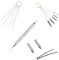 11Piece Car Maintenance Kit, Stainless Cleaning Kit & 2-in-1 Windscreen Washer Jet Tool Set, With Cleaning Needles and Brushes for Blockage Removal, Nozzle Adjustment, Auto Motorcycle Tools