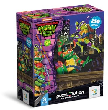 DODO TMNT Puzzle, Donatello und Michelangelo, 250 Teile, ab 8 Jahren