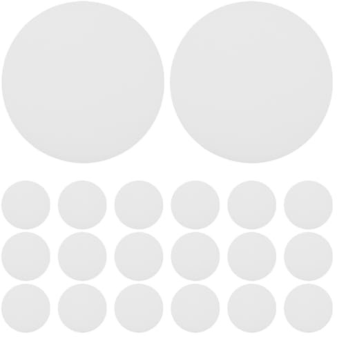 SEWACC 20pcs Round LED Downlight Diffusion Plates Light Diffuser Covers for Recessed Ceiling Lamps Easy Installation Eye-Friendly Brightness Dust-Resistant Lamp Shade Diffuser for Home