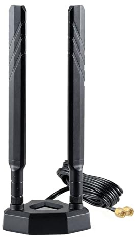 YILIANDUO 5G 4G LTE MIMO Rundstrahlantenne 9dBi SMA Stecker Magnetfuß 3M | 5G Antenne Innen-/Außenbereich für Router, Modems, Gateways, Wohnmobile, Smart Home, IoT, CPE und Außenanwendungen.