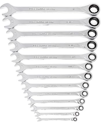 GEARWRENCH XL-Ratschen-Kombinationssatz SAE 13-teilig, 12-kant - 85199