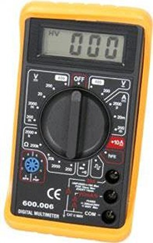 Compact Digital Multitester With Diode And Hfe Test