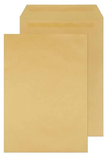 Value Product Envelope C4 115gsm Manilla Self Seal (Pack of 250) WX3461, Brown