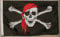 Wetterfeste Flagge Fahne : Pirat mit Kopftuch 90x60 cm