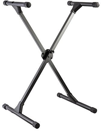 König and Meyer 37230, durable and lightweight black keyboard stand (can be taken apart and practical to carry)
