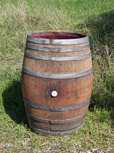 Regentonne, Holzfass, Weinfass Barrique, Temesso-Fass aus Eiche, Eichenholz -300 Liter (Fass nur geöffnet)
