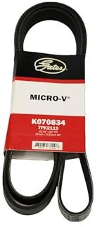 Gates K070834 Micro V Serpentine Drive Belt