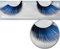 Grimas professionelle Fashionwimpern | Nummer 256 - Schwarz/Blau geschwungen | Hochwertige falsche Wimpern in besonderem Design für Karneval, Theater, Halloween und mehr