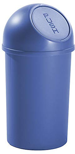 helit H2401134 - Push-Abfallbehälter „the flip“ 13 L, blau