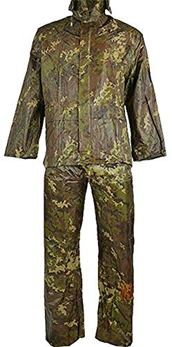 Miltec Tenue de pluie composée d'une veste et d'un pantalon, CCE, M