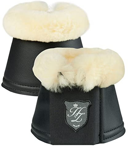 HORZE Salerno Hufglocken, Schwarz, XL