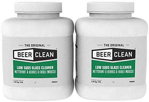 Diversey Beer Clean Low Suds Glass Cleaner, Glass Wash (4-Pound, 2-Pack)