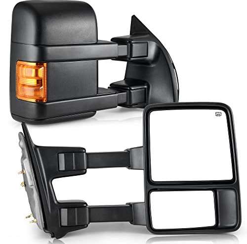 YITAMOTOR Towing Mirrors for 1999-2007 Ford F250 F350 F450 F550 Super Duty